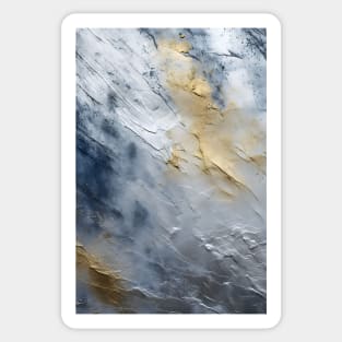 Abstract Golden Marble Texture - 3 Sticker